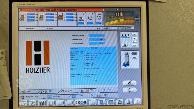 Bearbeitungszentrum Holz-Her Evolution 7405 4MAT