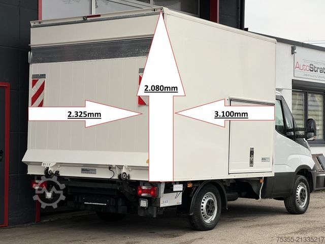 Box van IVECO Daily 35S12 3,1m Koffer 3mRdst LBW Kamera 3-Sitz