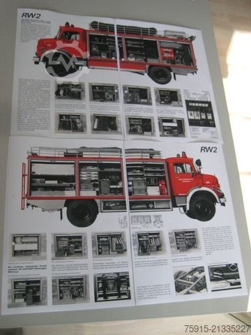 Other MERCEDES-BENZ LAF 1113 B Servo Feuerwehr Rüstwagen RW2 Bachert