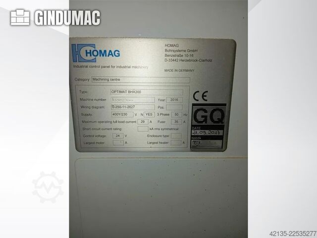 HOMAG OPTIMAT BHX 200 HOMAG OPTIMAT BHX 200