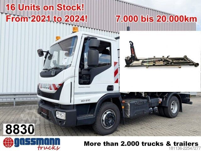 Abrollkipper Transporter Iveco ML80E21 4x2, 2x AHK, mehrfach vorhanden!