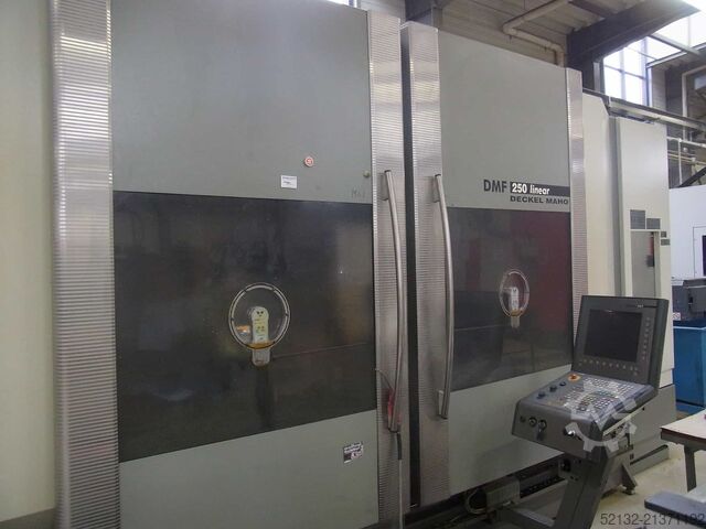 Horizontal machining center Deckel Maho DMF 250 lienar und DMC63 H
