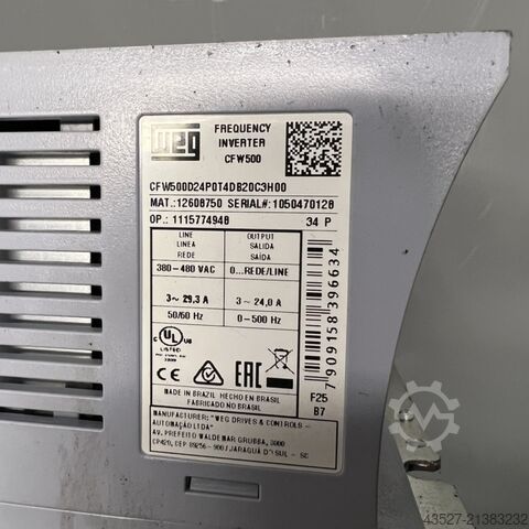 Electronics / Drive technology WEG CFW500D24P0T4DB20C3H00