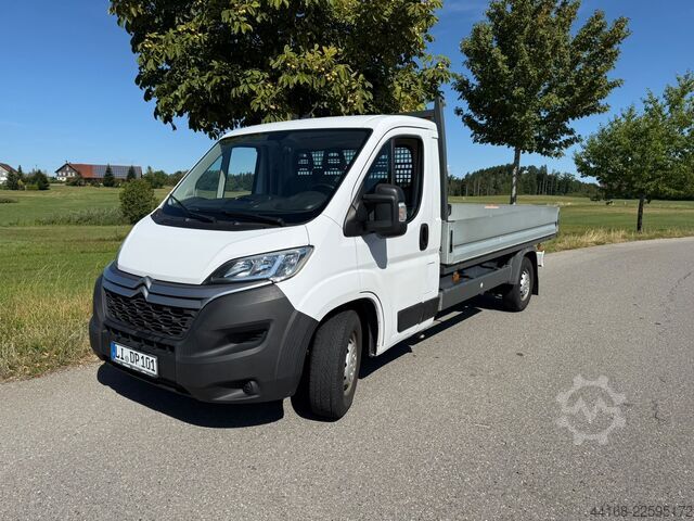 Flatbed truck, flatbed Citroen  1.Hand, 69.000 Km AHK Jumper 35+L3 Heavy Blue HD 165