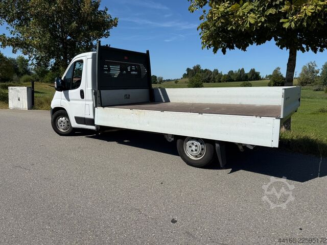 Flatbed truck, flatbed Citroen  1.Hand, 69.000 Km AHK Jumper 35+L3 Heavy Blue HD 165