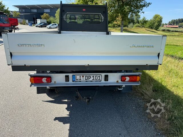 Flatbed truck, flatbed Citroen  1.Hand, 69.000 Km AHK Jumper 35+L3 Heavy Blue HD 165
