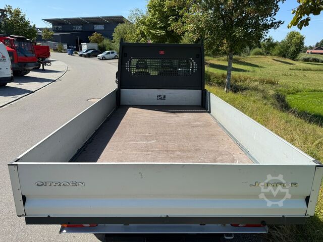 Flatbed truck, flatbed Citroen  1.Hand, 69.000 Km AHK Jumper 35+L3 Heavy Blue HD 165
