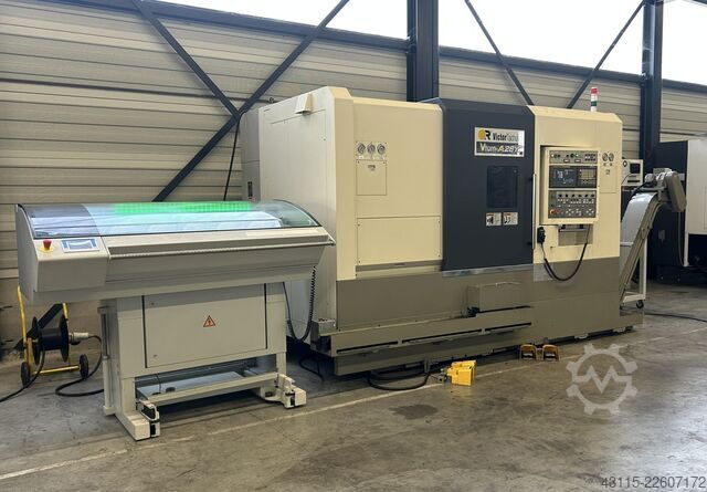 CNC Lathe with Y-axis, driven tools and Victor Taichung Vturn A26SY