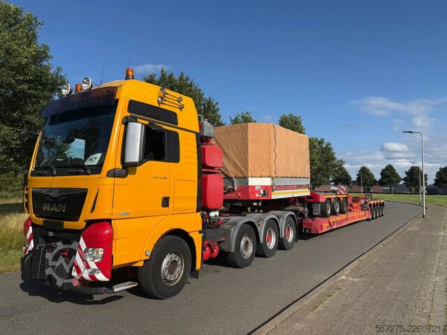 Low loader Goldhofer STZ-VP8 3+5 Low Loader with Extension Beams