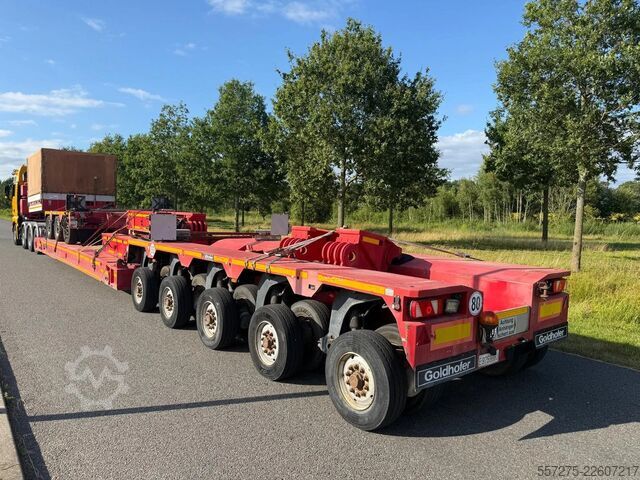 Low loader Goldhofer STZ-VP8 3+5 Low Loader with Extension Beams