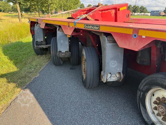 Low loader Goldhofer STZ-VP8 3+5 Low Loader with Extension Beams