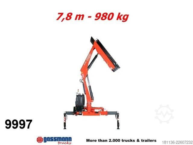 Truck mounted crane Fassi FASSI Kran  F110 B 2.22, Funk, 7,8 m - 980 kg