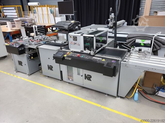 Inkjetsystem full colour printing press Kirk Rudy Firejet C4 inkjetsytem full colour KR519
