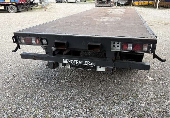 Trailer with open flatbed WEB Trailer Plattformanhänger 7950 mm STROH