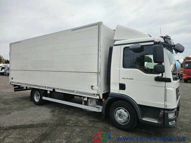 Beverage truck MAN 12.220 Dinkel Getränkewagen Schwenkwand VDI700F