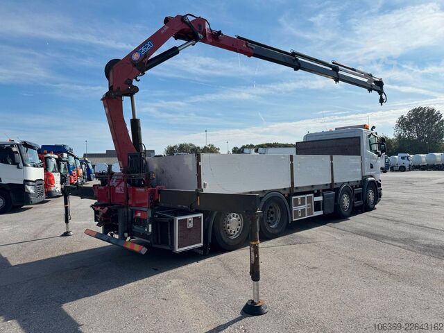 Truck mounted crane SCANIA G450 8x2*6 Euro 6 / Crane / Kran / HMF 2620 K5