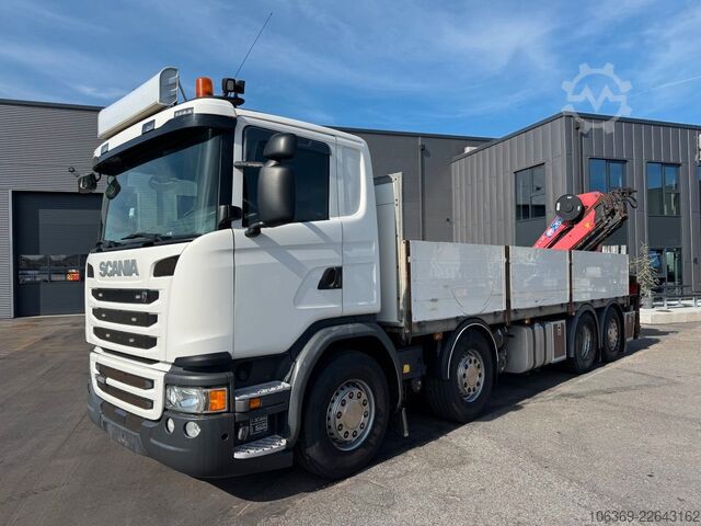 Truck mounted crane SCANIA G450 8x2*6 Euro 6 / Crane / Kran / HMF 2620 K5