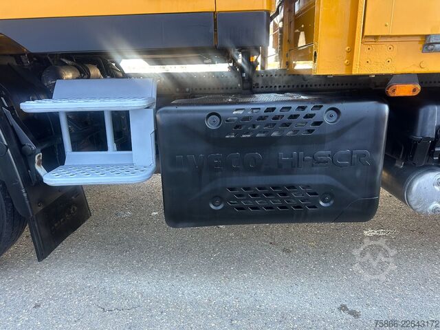 Transporter mit Pritsche & Plane IVECO 80-21 Eurocargo Doka Pr.&Pl.6 Sitzer Euro6 Klima