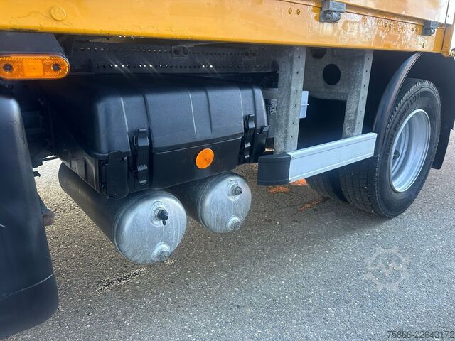 Transporter mit Pritsche & Plane IVECO 80-21 Eurocargo Doka Pr.&Pl.6 Sitzer Euro6 Klima