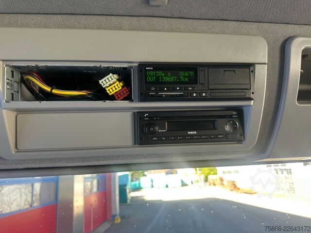 Transporter mit Pritsche & Plane IVECO 80-21 Eurocargo Doka Pr.&Pl.6 Sitzer Euro6 Klima