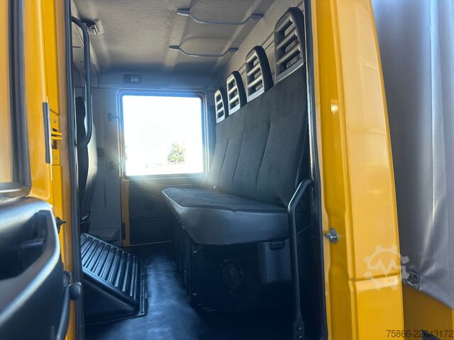 Transporter mit Pritsche & Plane IVECO 80-21 Eurocargo Doka Pr.&Pl.6 Sitzer Euro6 Klima