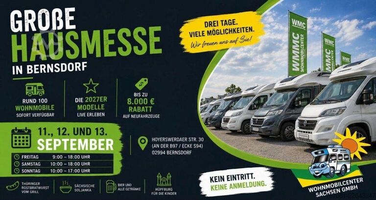Teilintegriertes Wohnmobil LMC Liberty 690