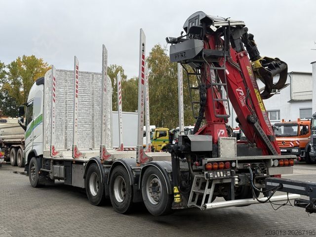 Holztransporter LKW VOLVO FH 510 8x4 Holztransporter Kran PENZ *Anhänger