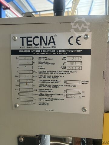 Inverter Resistance Spot Welding Machine TECNA 2117