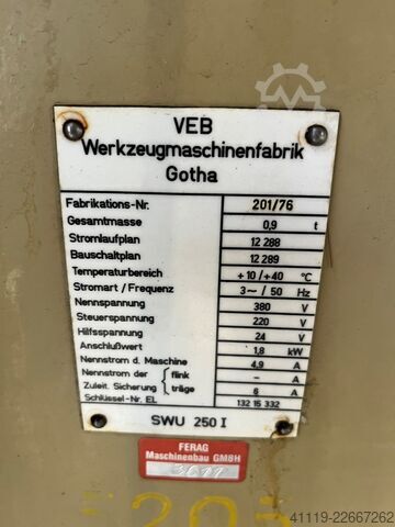 Werkzeugschleifmaschine Gotha SWU 250-I  