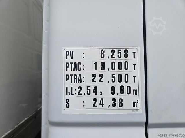 Box truck IVECO EUROCARGO ML 190E28/P - E6