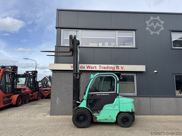 Mitsubishi FD35N duplex 300 Freelift / Sideshift / Fork positioner 2005 DIESEL 2850 hours MITSUBISHI FD35N duplo 300 Freelift / Sideshift / Vorkversteller 2005 DIESEL 2850uur