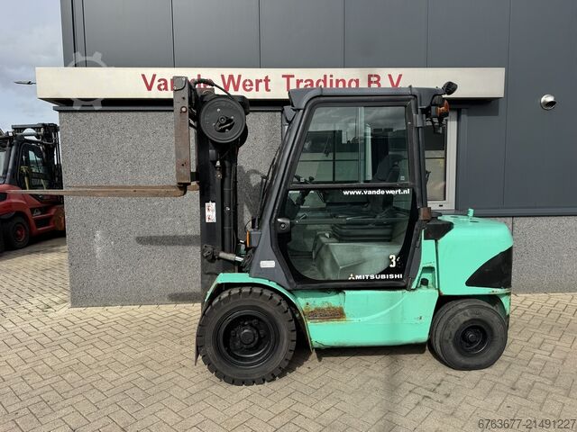 Mitsubishi FD35K Duplex 300 Freelift / Sideshift / Fork Positioner 2001 DIESEL MITSUBISHI FD35K Duplo 300 Freelift / Sideshift / Vorkversteller 2001 DIESEL