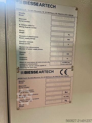 Bördelmaschine BIESSE ARTECH AKRON 430 A T
