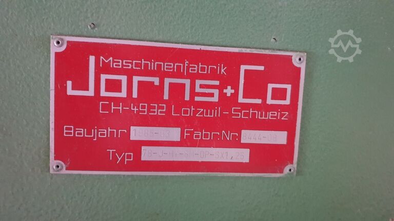 Schwenkbiegemaschine Jorns 78-J-HY-SM-OP-6 x 1,25