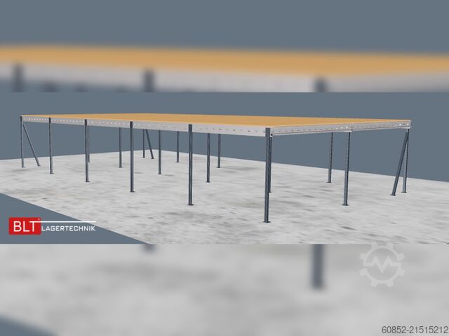 Lagerbühne 10x20m Lagerbühne , Belastung : 500kg/qm Unterkante: 3m ,ca. 200qm , Systembühne
