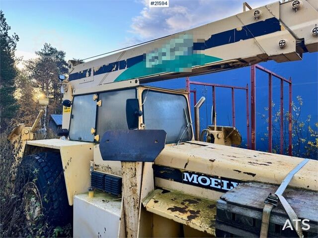 All terrain crane Moelven 694 w/ 2 extensions and 2 hooks.