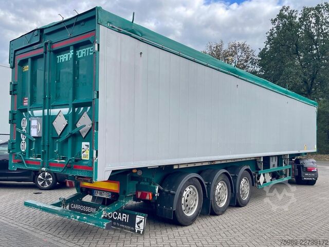 Kipper Trouillet Socari 69 m3, side opens,  MERCEDES AXLES, DISC...