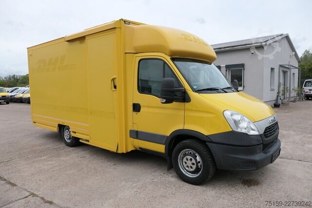 Transporter mit Koffer iveco Daily 35 S11 C30C AUTOMATIK KAMERA Regale LUFT DURCHGANG EURO-5 CoC