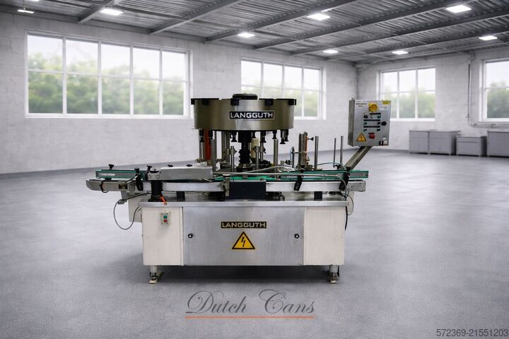 Etikettieranlage Langguth E55 bottle labelling machine