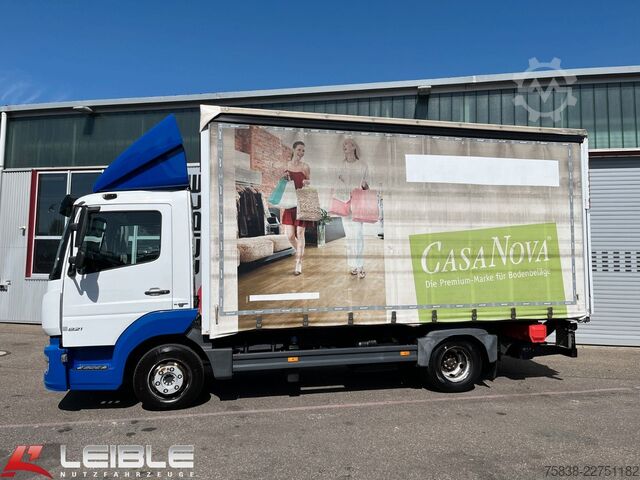 Curtain sider van MERCEDES-BENZ Atego 821*Classic Space*Klima*LBW-Bär*Automatik*