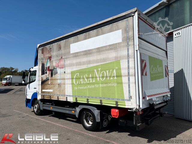 Curtain sider van MERCEDES-BENZ Atego 821*Classic Space*Klima*LBW-Bär*Automatik*