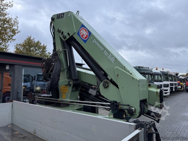 Pick-up van Iveco EuroCargo 80E22 Kran HMF 735 bis 15 Meter