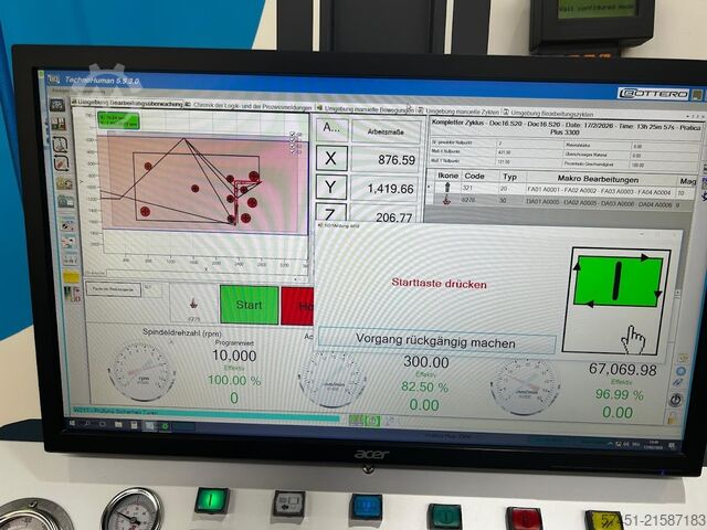 CNC-Bearbeitungszentrum BOTTERO PRATICA PLUS