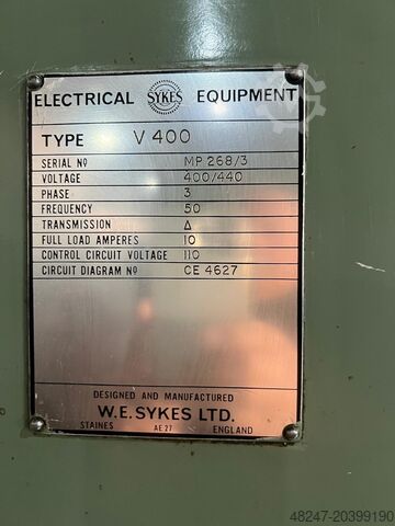 Zahnradstossmaschine Sykes V400