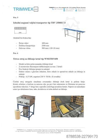 Ölen von Massivholzplatten Trimwex TRV650D‑XP