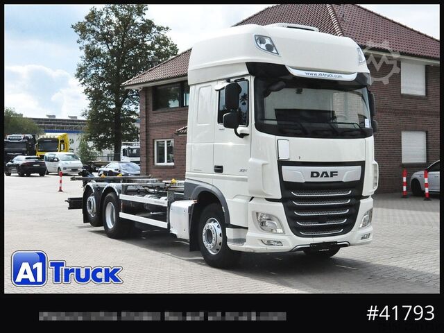 Swap body truck DAF DAF XF 480 FAN SSC Intarder, Lenkachse