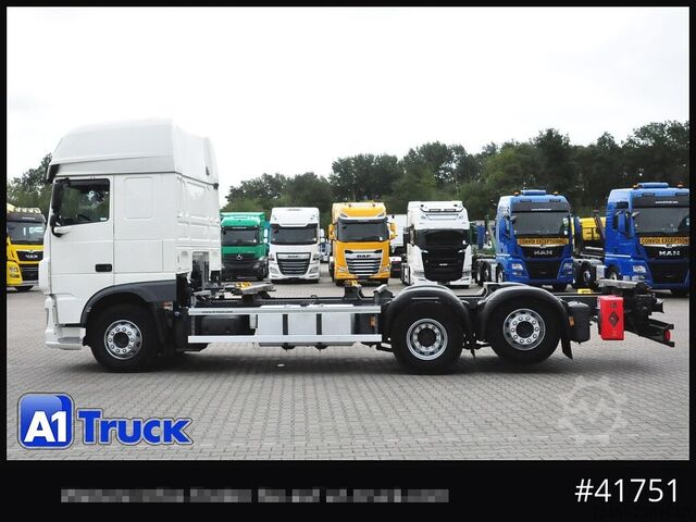 Swap body truck DAF DAF XF 480 FAN Intarder, Lenkachse Steering