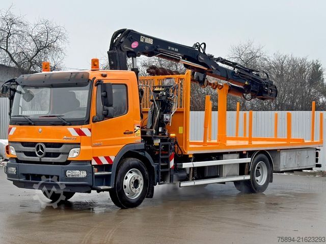 Autokran MERCEDES-BENZ ATEGO 1324 * HIAB 144 B - DUO + Bohrgerät * TOP