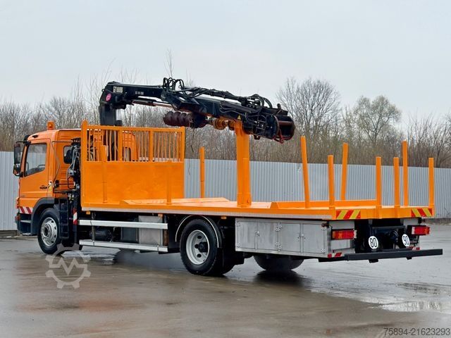 Autokran MERCEDES-BENZ ATEGO 1324 * HIAB 144 B - DUO + Bohrgerät * TOP