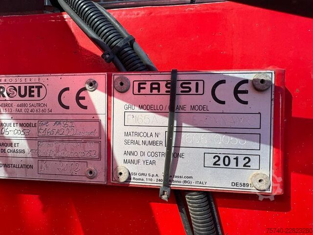 Kranwagen Renault Premium 380 DXI + FASSI F 165-- 2 X EXT. + REMO...